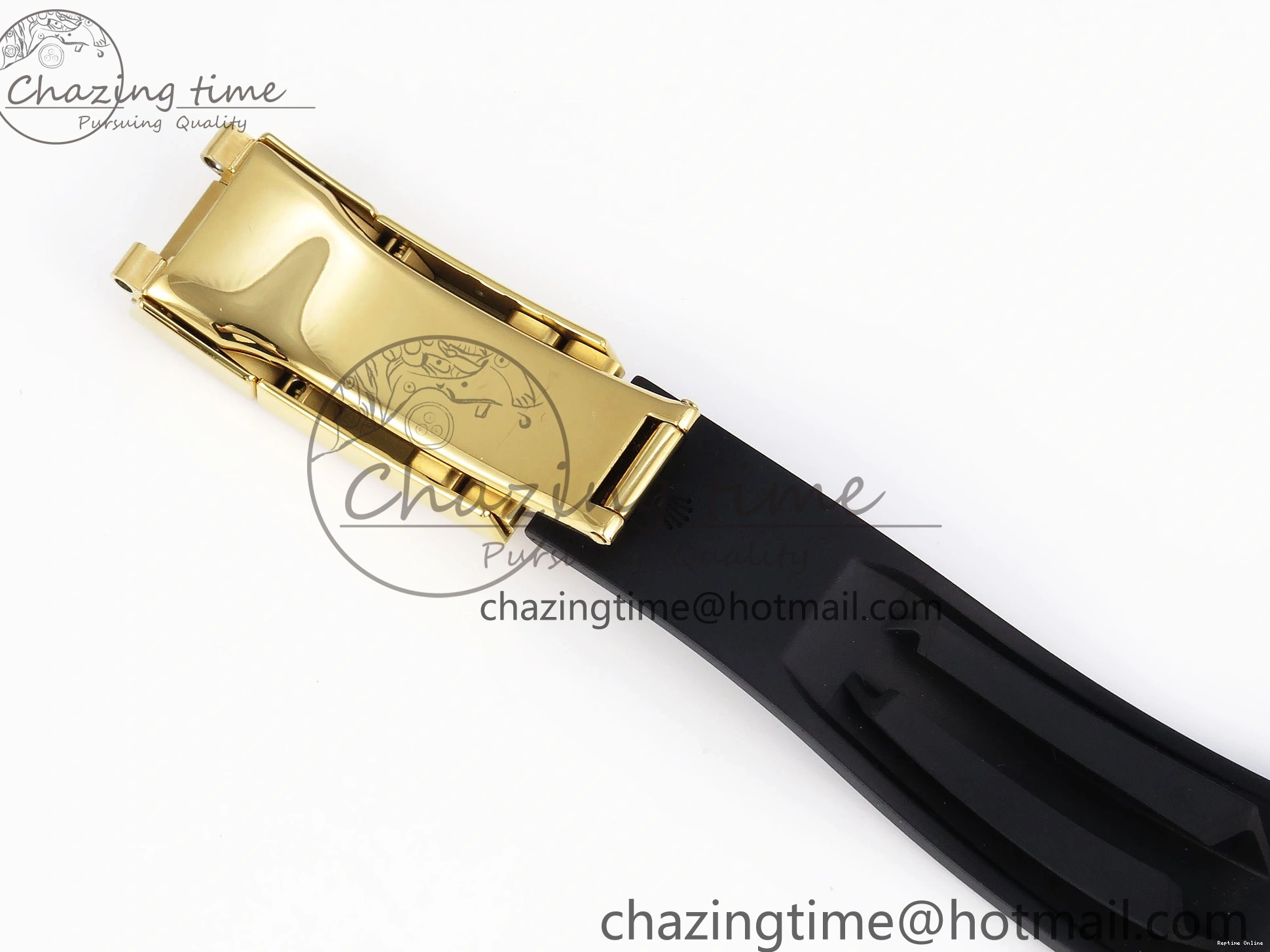 0420 DAYTONA 116518 APSF 1:1 BEST EDITION YG BLACK DIAL ON OYSTERFLEX RUBBER STRAP SH OnTrend 1784